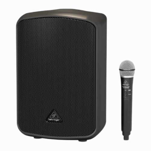 Behringer MPA200BT – All-in-One 200-Watt Portable PA System with Full Bluetooth Connectivity, Wireless Microphone and Rechargeable Battery