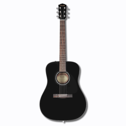 Fender CD-60 Dreadnought V3 DS, Walnut Fingerboard, Black – აკუსტიკური გიტარა