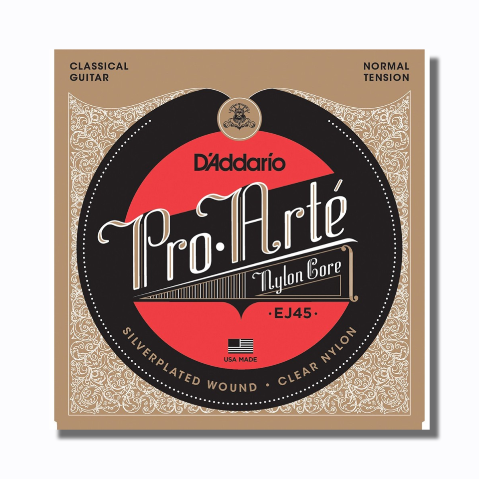 Daddario EJ45 SET PRO-ARTE CLR/SILVER NORM - კლასიკური გიტარის სიმები