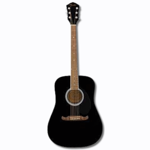 Fender FA-125 Dreadnought, Walnut Fingerboard, Black – აკუსტიკური გიტარა