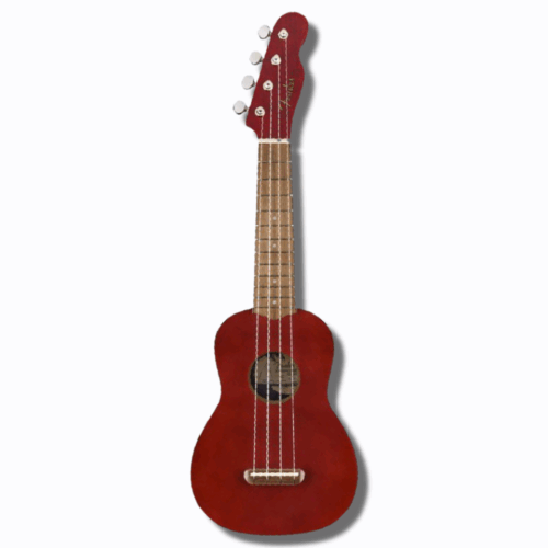 Fender Venice Soprano Uke, Walnut Fingerboard, Cherry  – უკულელე