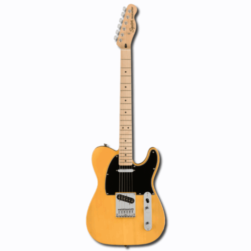 FENDER Squier Affinity Series Telecaster, Maple Fingerboard, Black Pickguard, Butterscotch Blonde – ელექტრო გიტარა