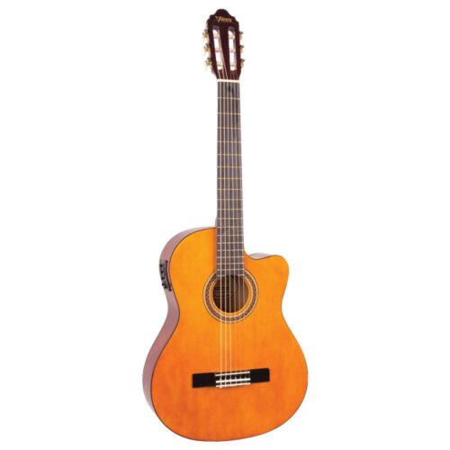 1. A Valencia VC104CE Guitar, With Cutaway And Eq, Natural-ელ. კლასიკური გიტარა