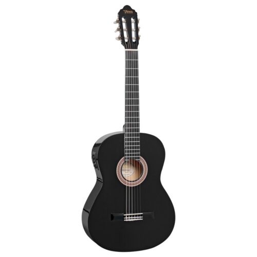 1. A Valencia VC104EBK Classical Guitar, Electric Acoustic, Black-ელ. კლასიკური გიტარა