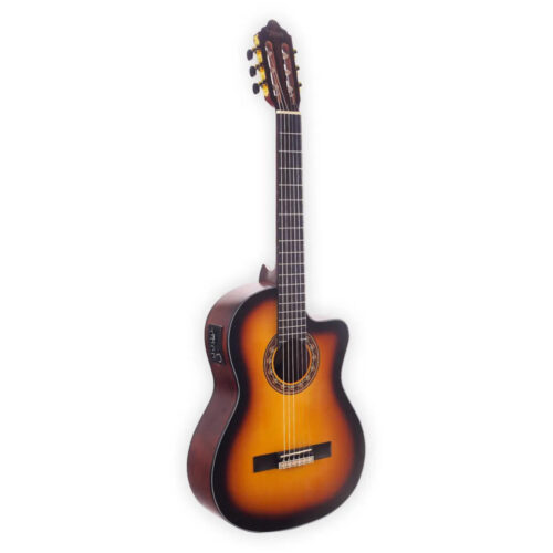Valencia VC304CEASB classical guitar, Natural, Cutaway antique sunburst – ელ. კლასიკური გიტარა