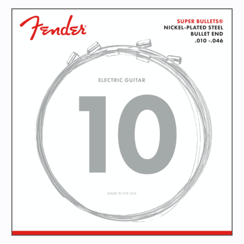 “FENDER Super Bullet® Strings Nickel Plated Steel Bullet End 3250R Gauges .010-.046.  – ელექტრო გიტარის სიმები