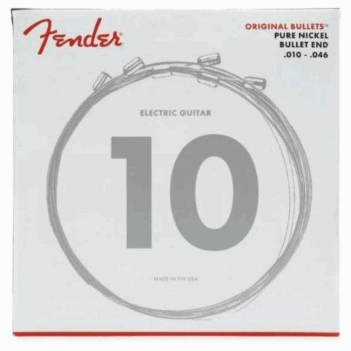 Fender 0733150406 – 3150R Original Bullets Pure Nickel Electric Guitar Strings – .010-.046 Regular – ელექტრო გიტარის სიმები