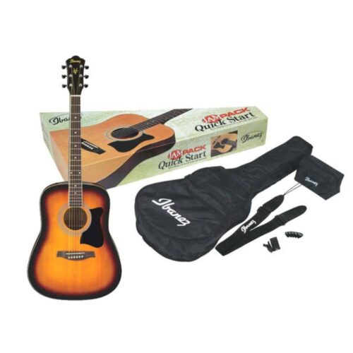1. IBANEZ V50NJP-VS  AC. GUITAR, TUNER, BAG, ACCESS – აკუსტიკური გიტარის კომპლექტი