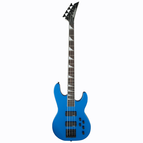 JACKSON Fingerboard Metallic Blue – ბას გიტარა