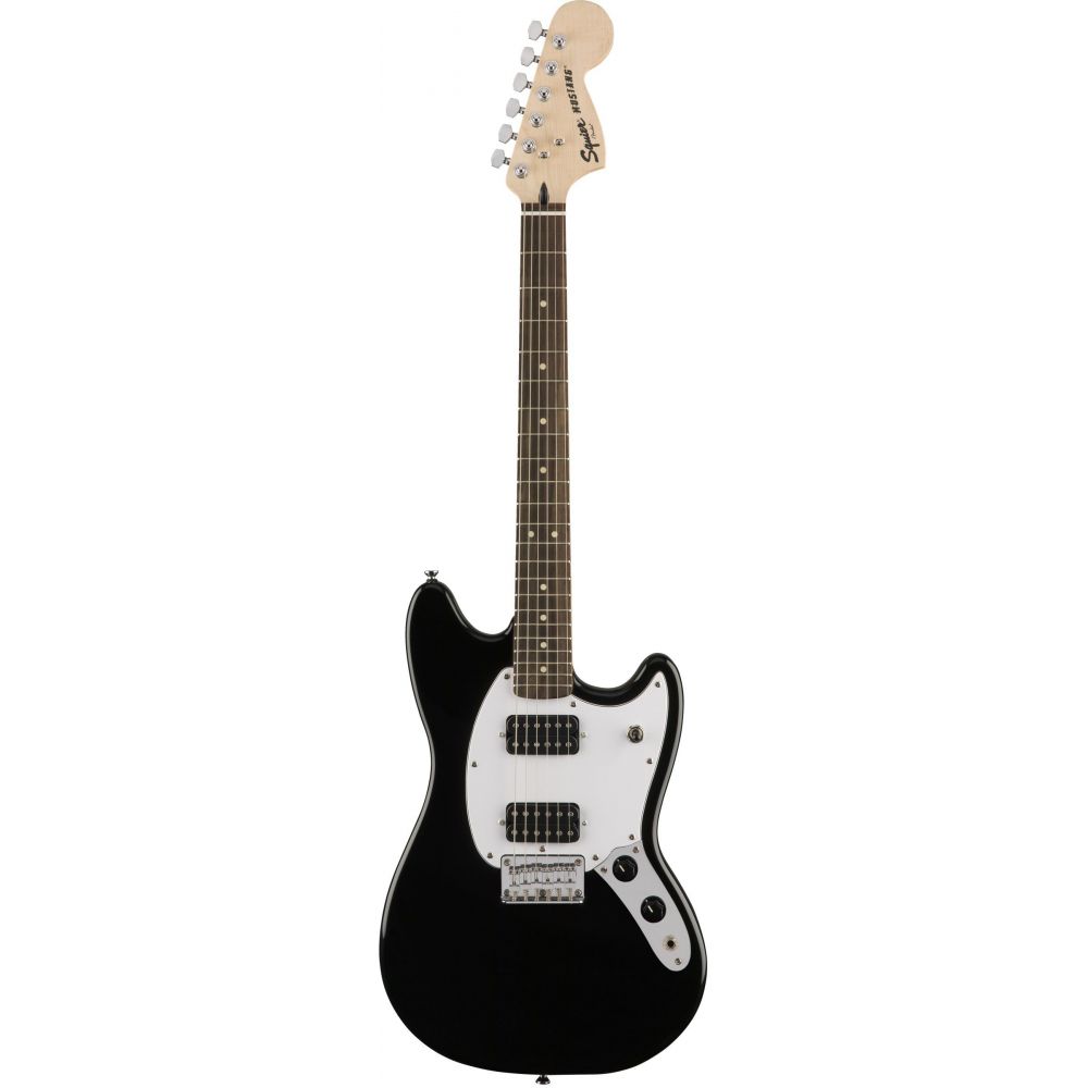 FENDER Squier Bullet® Mustang® HH, Laurel Fingerboard, Black - ელექტრო გიტარა