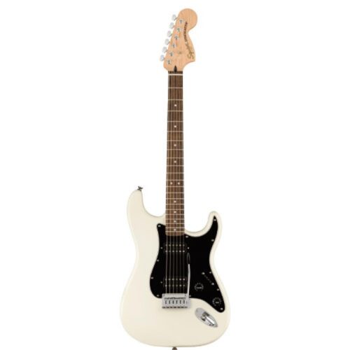 FENDER Squier Affinity Series™ Stratocaster® HH – Laurel Fingerboard – Black Pickguard – Olympic White – ელექტრო გიტარა