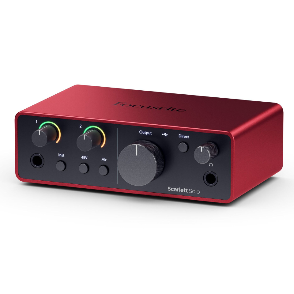 Focusrite Scarlett Solo (4th Gen) USB Type-C Audio Interface - აუდიო ინტერფეისი