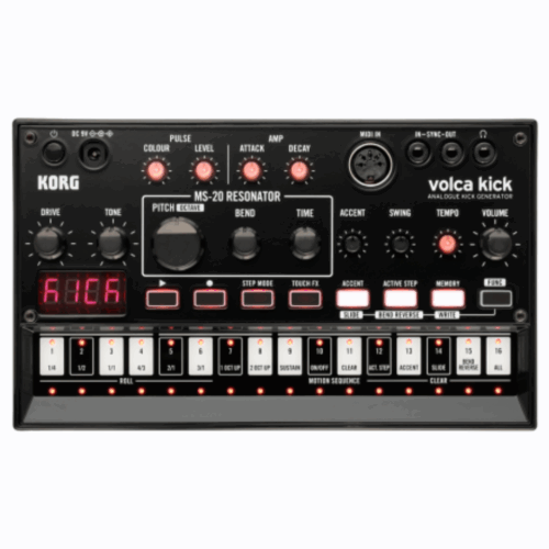 KORG Volca kick Analogue loop Synth – ანალოგური სინთეზატორი (MID კონტროლერი)