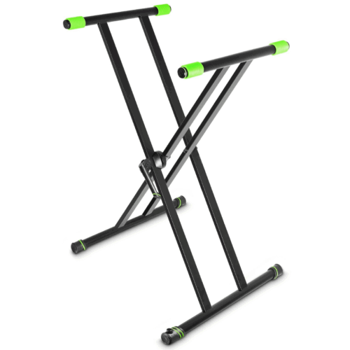 Gravity GKSX2 – Keyboard Stand X-Form, Double, Black – კლავიშის სადგამი