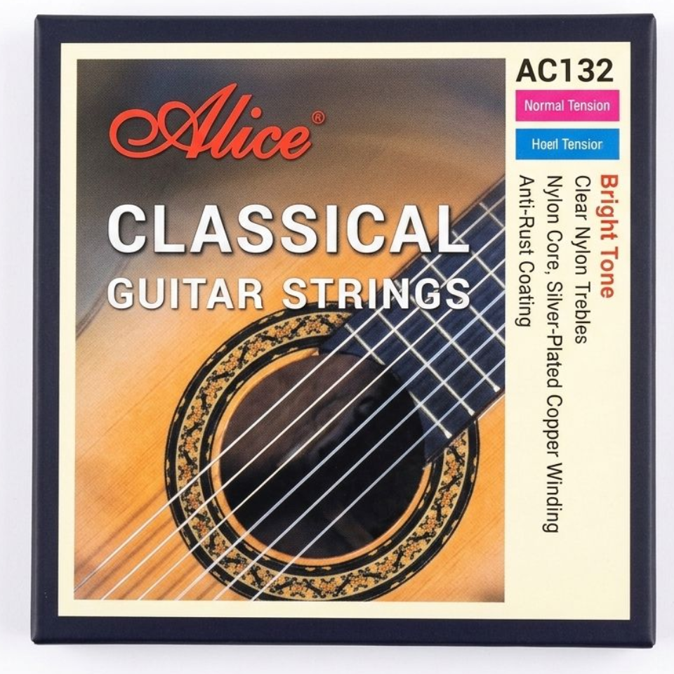 Alice AC132-H HARD TENSION CLEAR NYLON CLASSICAL GUITAR STRINGS - კლასიკური გიტარის სიმები